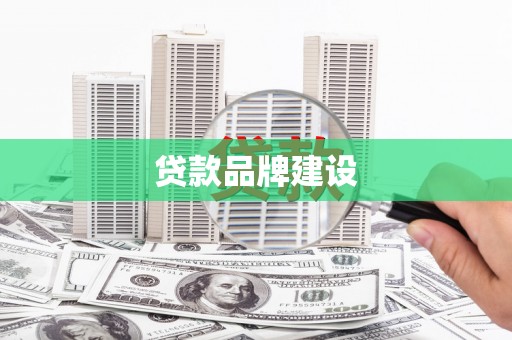 治多贷款品牌建设