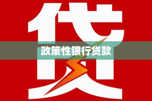 治多政策性银行贷款