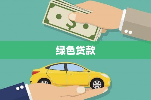 治多绿色贷款