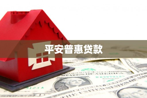 治多平安普惠贷款