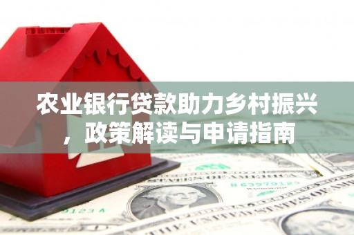 治多农业银行贷款助力乡村振兴，政策解读与申请指南